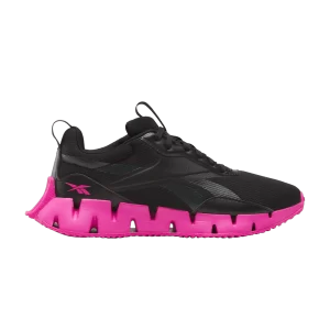 Reebok Wmns Zig Dynamica STR 'Black Laser Pink' Baskets Noir/Laser Rose/Gris Pur 100074915