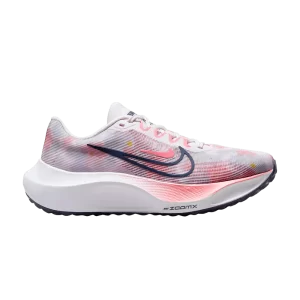 Nike Wmns Zoom Fly 5 Premium 'Floral Watercolour' Baskets Rose Perle/Craie Corail/Blanc/Bleu Marine Minuit DV7894 600