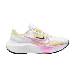 Nike Wmns Zoom Fly 5 'White Rush Fuchsia' Baskets Blanc/Soufre brillant/Ambre Marron/Fuchsia Peak DM8974 100