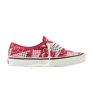 Vans WP x Authentic 44 DX 'Paisley Patchwork – Racing Red 'True White/Racing Red VN0A7Q5CIZQ