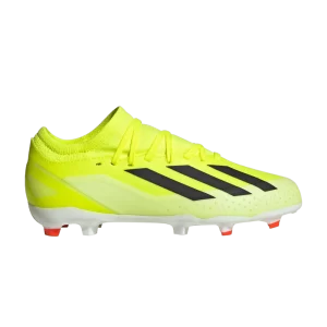 adidas X Crazyfast League FG J 'Solar Energy Pack' Team Jaune ensoleillé/Noir/Blanc nuage IF0691
