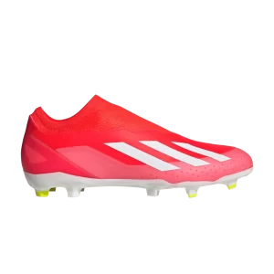 adidas X Crazyfast League Laceless FG 'Energy Citrus Pack' Rouge ensoleillé/Nuage blanc/Jaune ensoleillé d'équipe IG0623