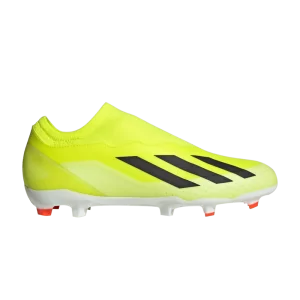 adidas X Crazyfast League Laceless FG 'Solar Energy Pack' Team Jaune ensoleillé/Noir/Blanc nuage IG0622