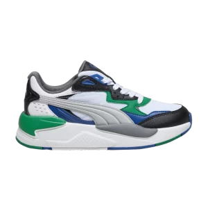 Puma X-Ray Speed Big Kid 'Noir Gris Vert' Baskets Blanc/Gris clair froid/Noir/Vert archive 384898 14