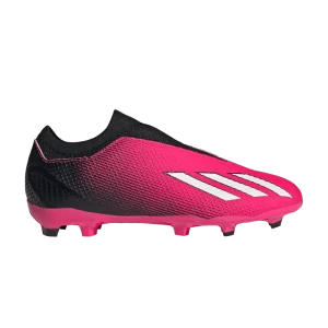 adidas X Speedportal.3 Laceless FG J 'Own Your Football Pack' Team Shock Rose/Zéro Métallisé/Noir GZ5061
