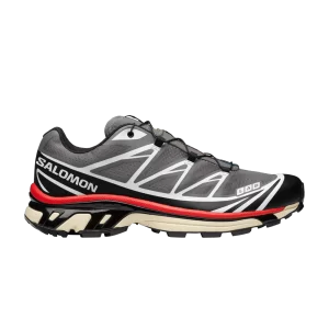Baskets Salomon XT-6 'Pewter Aurora Red' Tin/Noir/Aurora Red L47293200
