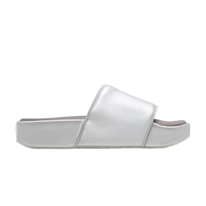 Baskets adidas Y-3 Slide 'Silver Metallic' Argent métallisé/Marron/Blanc crème HQ3665
