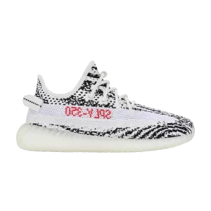 adidas Yeezy Boost 350 V2 Enfants 'Zebra' 2024 Blanc/Noir/Rouge HP6592