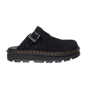 Baskets Dr. Martens Zebzag Suede Casual Slingback Platform Mule 'Noir' Noir 31657001
