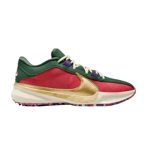 Nike Zoom Freak 5 EP 'Keep It A Buck' Rouge/Sapin/Violet/Or Métallique DZ2945 600