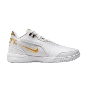 Nike Zoom LeBron NXXT Gen AMPD 'Equity' Blanc/Or Métallique/Noir FJ1566 103