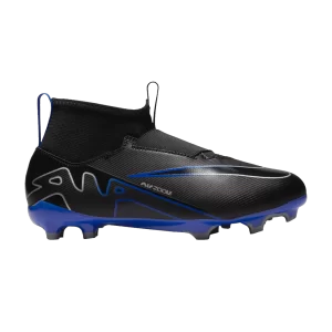 Nike Zoom Mercurial Superfly 9 Academy FG MG GS 'Shadow Pack' Noir/Hyper Royal/Chrome DJ5623 040