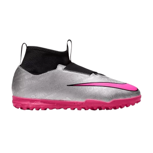Nike Zoom Mercurial Superfly 9 Academy TF GS '25th Anniversary Pack' Argent métallique/Noir/Volt/Hyper rose FJ2033 060