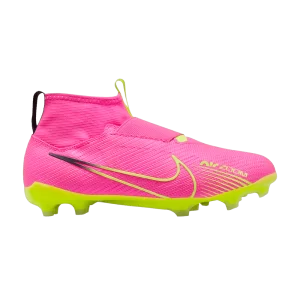 Nike Zoom Mercurial Superfly 9 Pro FG GS 'Luminous Pack' Rose éclatant/Gridiron/Volt DJ5606 605