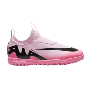 Nike Zoom Mercurial Vapor 15 Academy TF GS 'Mad Brilliance Pack' Mousse rose/Noir DJ5621 601