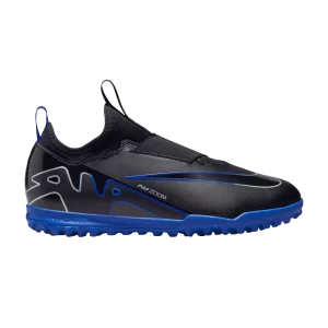 Nike Zoom Mercurial Vapor 15 Academy TF GS 'Shadow Pack' Noir/Hyper Royal/Chrome DJ5621 040