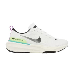 Nike ZoomX Invincible 3 Baskets 'Mismatched' Blanc/Lime Burst/Bleu éclair/Noir FJ1046 100