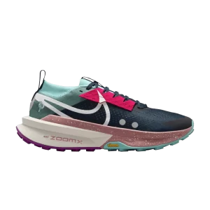 Nike ZoomX Zegama 2 'Armory Navy Green Frost' Flotte d'armes/Vert givre/Raisin brillant/Voile FD5190 400