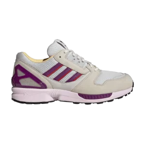 Baskets adidas ZX 8000 'Crystal White Glory Purple' Blanc cristal/Violet gloire/Teinte orange IF7241