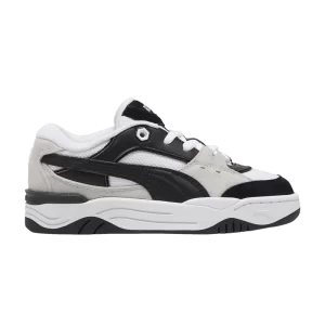 Puma 180 Big Kid 'Blanc Noir' Baskets Blanc/Noir 396580 02