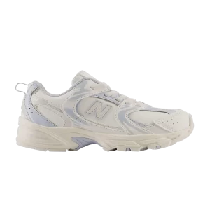 New Balance 530 Bungee Little Kid Baskets 'White Starlight' Blanc/Starlight/Reflection PZ530WS