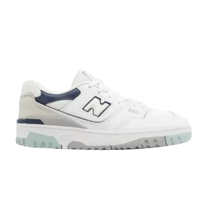 New Balance 550 Big Kid Baskets 'White Winter Fog' Blanc/Winter Fog/Marine GSB550WA