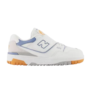 New Balance 550 Bungee Lace Top Strap Petit Enfant 'Blanc Bleu Mercure' Blanc/Bleu Mercure/Daydream PHB550WB