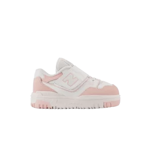 New Balance 550 Bungee Lace Top Strap Enfant 'White Pink Haze' Blanc/Rose Haze IHB550CD