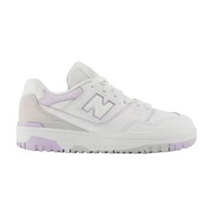 New Balance 550 Little Kid Baskets 'White Thistle' Blanc/Thistle PSB550WK