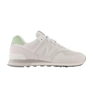New Balance 574 « Languette de talon dépareillée vert gris clair » Rose U574WC2