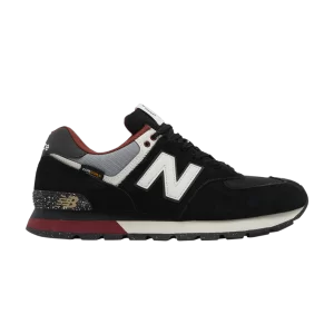 Baskets New Balance 574 Rugged 'Black Red' Noir/Blanc/Rouge ML574DAT