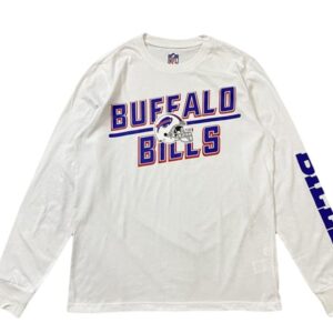 Manches longues B20THER NFL Buffalo Bills Blanc Manches longues Rouge 1307628