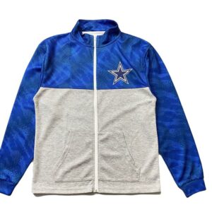 B20THER Veste à col montant NFL Cowboys Veste bleue 1250911