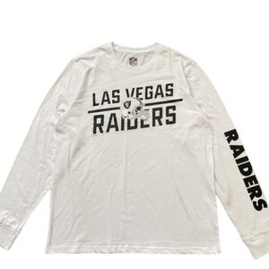 Manches longues B20THER NFL Las Vegas Riders Blanc Manches longues 1307571