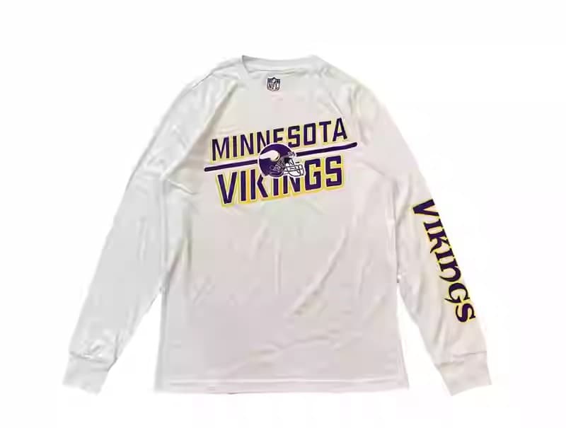 Manches longues B20THER NFL Minnesota Vikings Blanc Manches longues 1307698