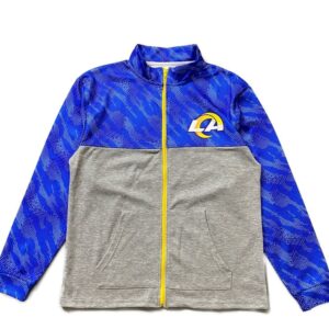 B20THER Veste à col montant NFL Rams Veste bleue 1250884