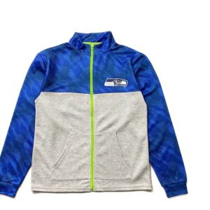 B20THER Veste à col montant NFL Seahawks Veste bleue 1251013