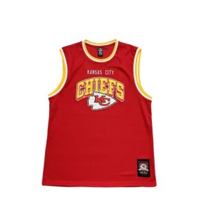 Buck Up NFL Kansas City Chiefs Maillot de basket-ball rouge Blanc 1229358