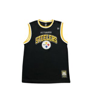 Buck Up NFL Pittsburgh Steelers Maillot de basket-ball noir Tang 1229173