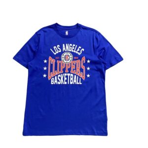 T-shirt bleu des Clippers de Los Angeles NBA Main Squeeze 1324703