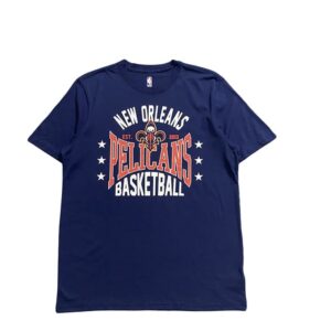 T-shirt bleu marine des pélicans de la Nouvelle-Orléans NBA Main Squeeze 1324763