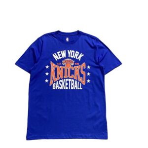T-shirt bleu Main Squeeze NBA New York Knicks 1324926