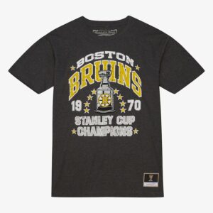 Mitchell & Ness T-shirt noir Boston Bruins Cup Chase blanc 1281056