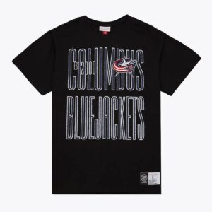 Mitchell & Ness noir Columbus Blue Jackets Team OG Premium T-shirt noir 1374310