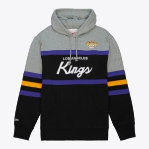 Mitchell & Ness Sweat à capuche noir pour entraîneur-chef des Kings de Los Angeles Crème 1377011