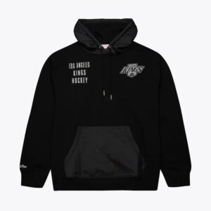 Mitchell & Ness Noir Los Angeles Kings Team OG 2.0 Vintage Logo Polaire Pull à capuche Bleu 1377070