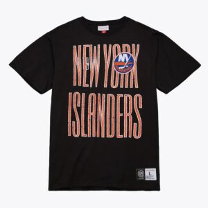 Mitchell & Ness T-shirt noir New York Islanders Team OG Premium vert 1374155