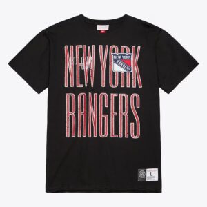 Mitchell & Ness T-shirt noir de l'équipe OG des Rangers de New York noir 1374110