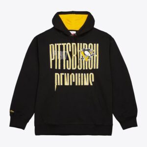 Mitchell & Ness Sweat à capuche noir en polaire Pittsburgh Penguins Team OG Noir 1377698