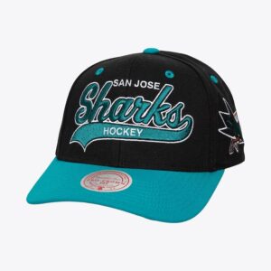 Casquette Snapback Mitchell & Ness Black San Jose Sharks Tailsweep 2.0 Pro Noir 1222370